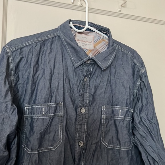 Weatherproof blue button down size: XL - Picture 2 of 8